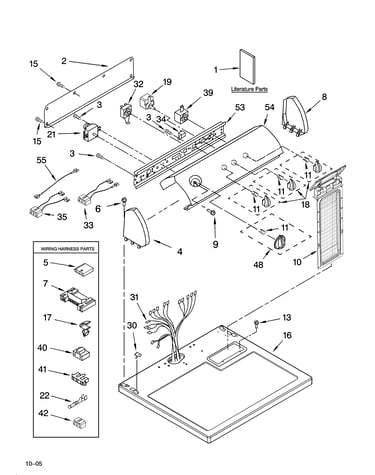 Top and console parts