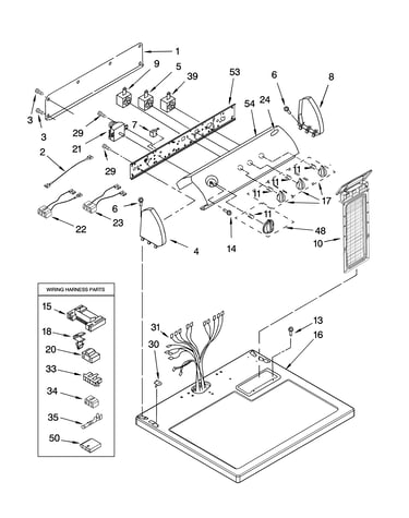 Top and console parts