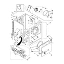 Whirlpool LGB6000PQ1 cabinet parts diagram