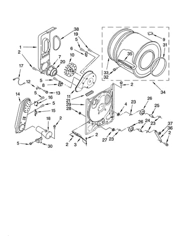 Bulkhead parts, optional parts (not included)