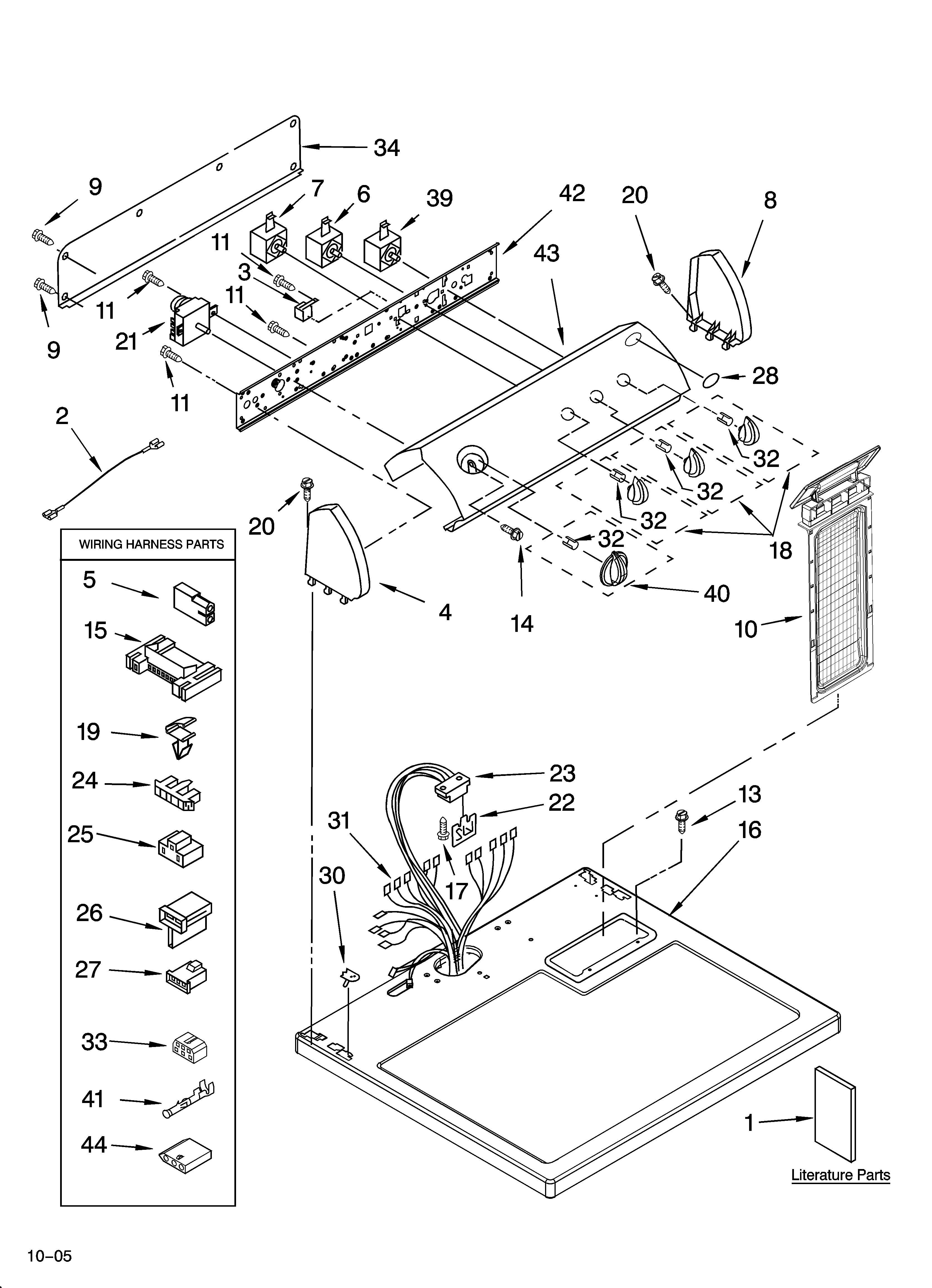 TOP AND CONSOLE PARTS