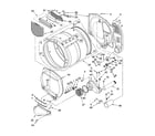 Whirlpool LGQ8621PG3 bulkhead parts diagram
