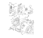 Whirlpool LGQ9508PW1 bulkhead parts diagram