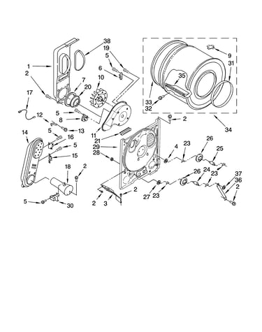 Bulkhead parts, optional parts (not included)