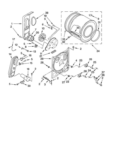 Bulkhead parts, optional parts (not included)