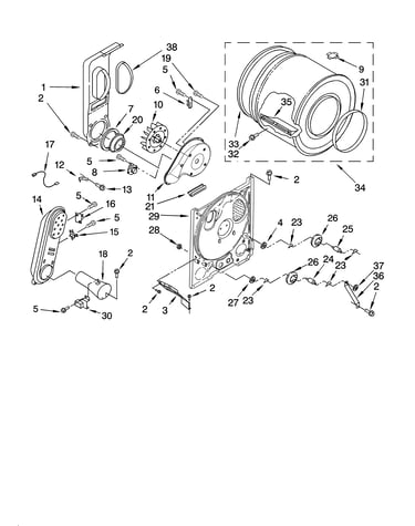 Bulkhead parts, optional parts (not included)