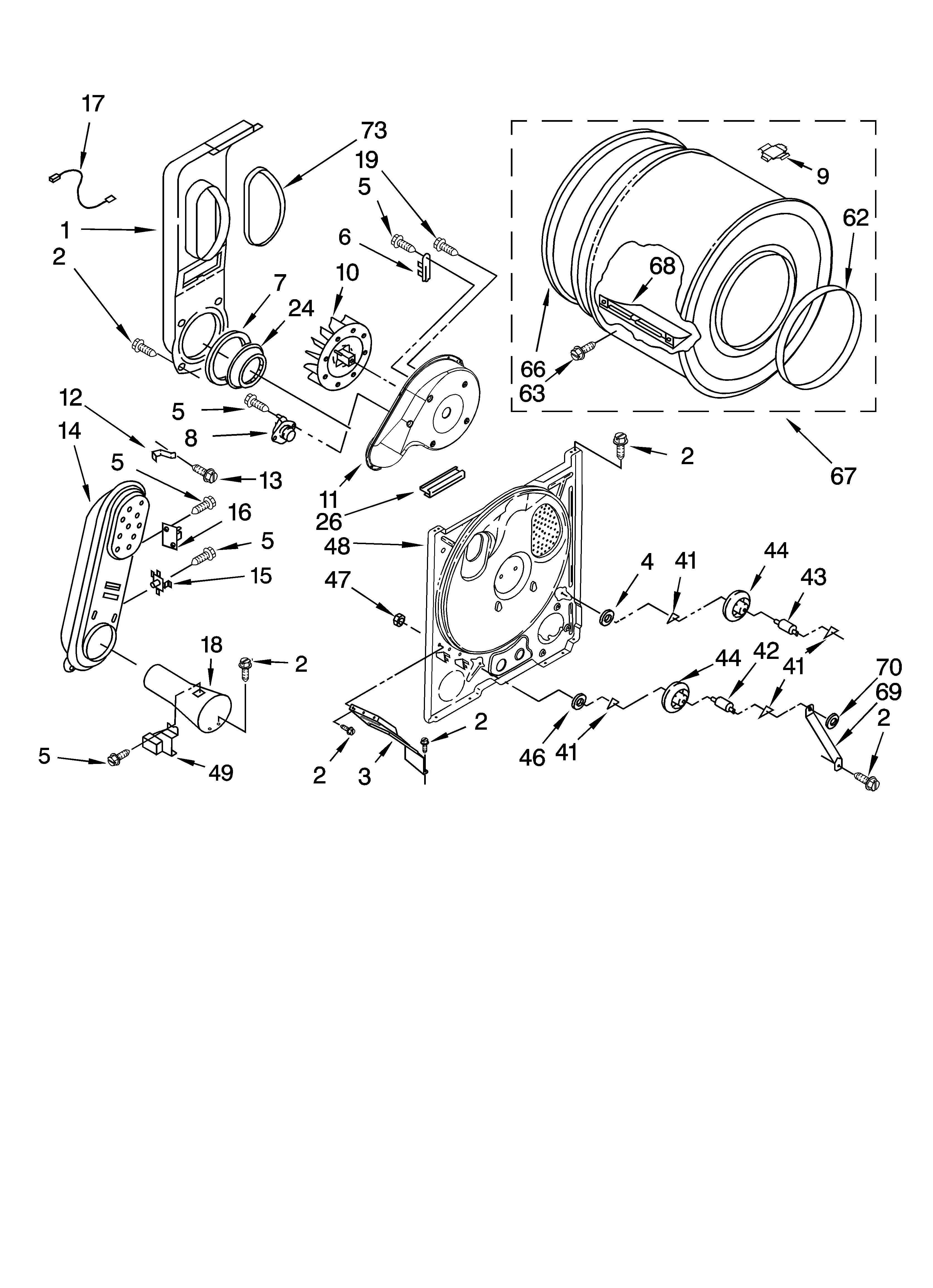 Bulkhead parts, optional parts (not included)