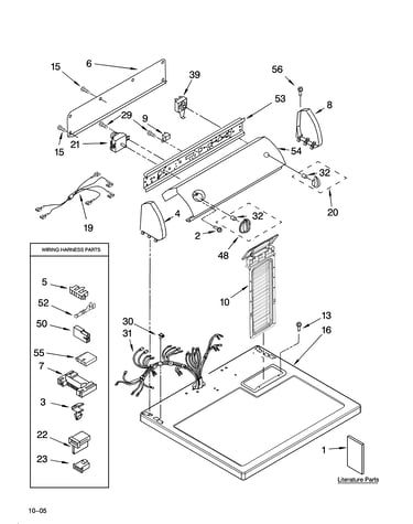 Top and console parts
