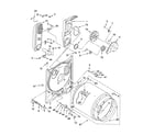 Whirlpool LGR6620PQ1 bulkhead parts diagram