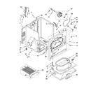 Whirlpool LGR6636PW1 cabinet parts diagram
