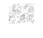 Whirlpool LGR6646PW1 bulkhead parts, optional parts (not included) diagram