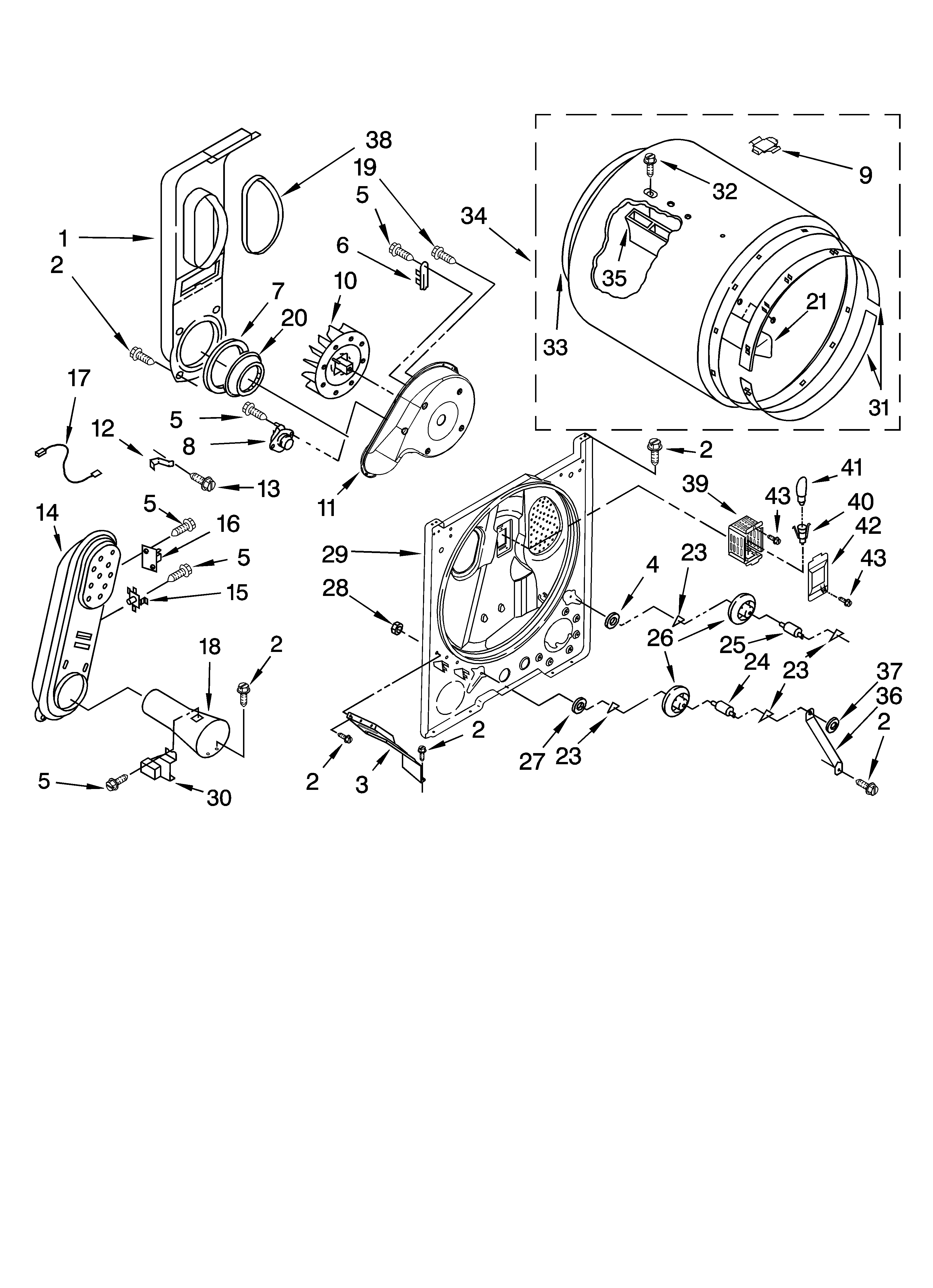Bulkhead parts, optional parts (not included)