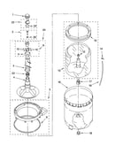 Agitator, basket and tub parts
