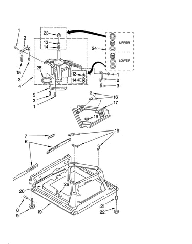 Machine base parts