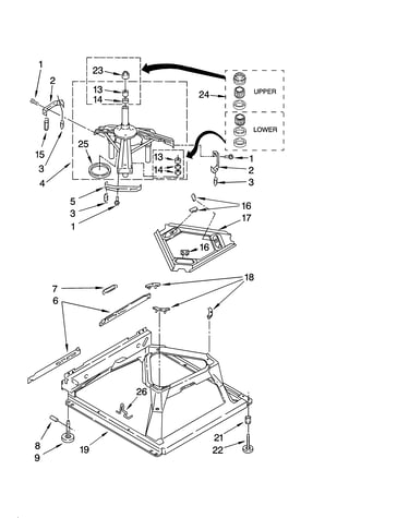Machine base parts