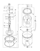 Agitator, basket and tub parts