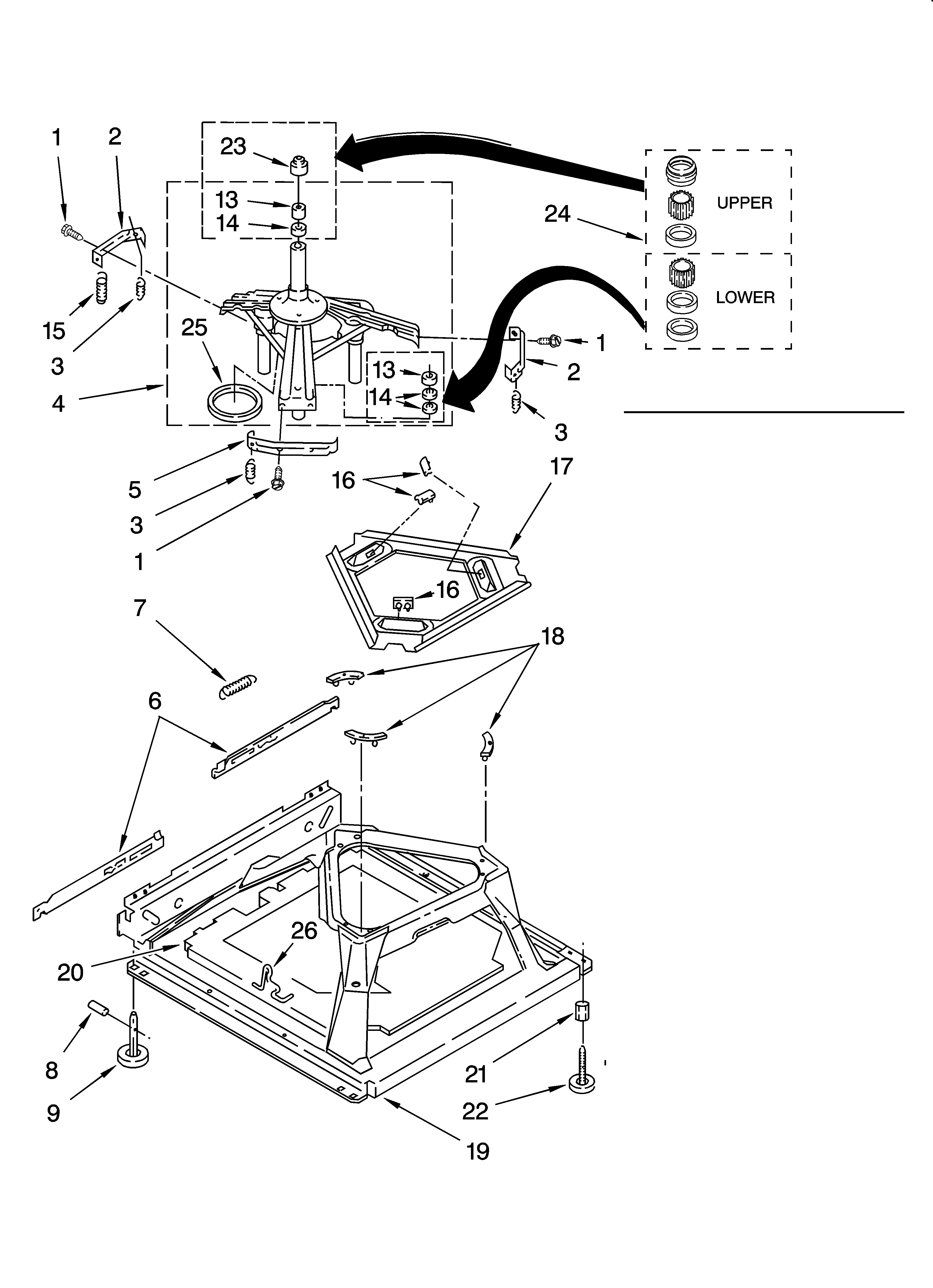 MACHINE BASE PARTS