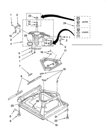 Machine base parts