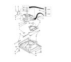 Whirlpool LSQ9560PW4 machine base parts diagram