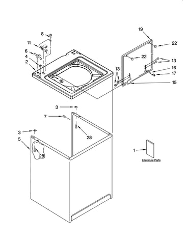 Top and cabinet parts