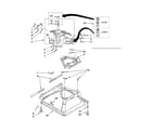 Whirlpool LSR7010PQ2 machine base parts diagram