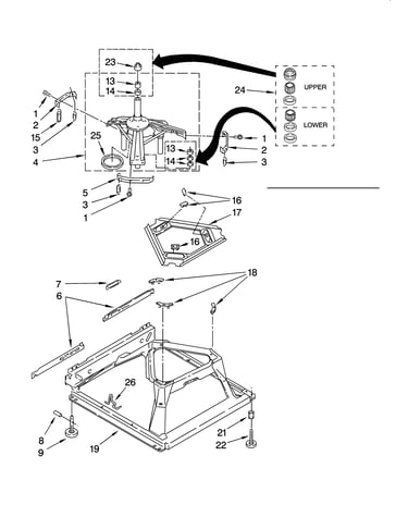 Machine base parts