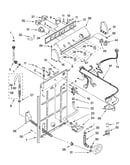 Controls and rear panel parts