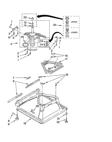 Machine base parts
