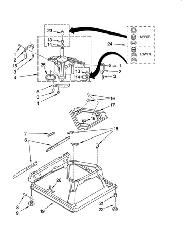 Machine base parts
