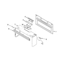 Cabinet and installation parts