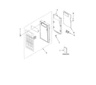 Whirlpool MH2155XPS2 control panel parts diagram