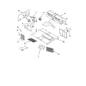 Whirlpool MH3184XPT2 air flow parts diagram