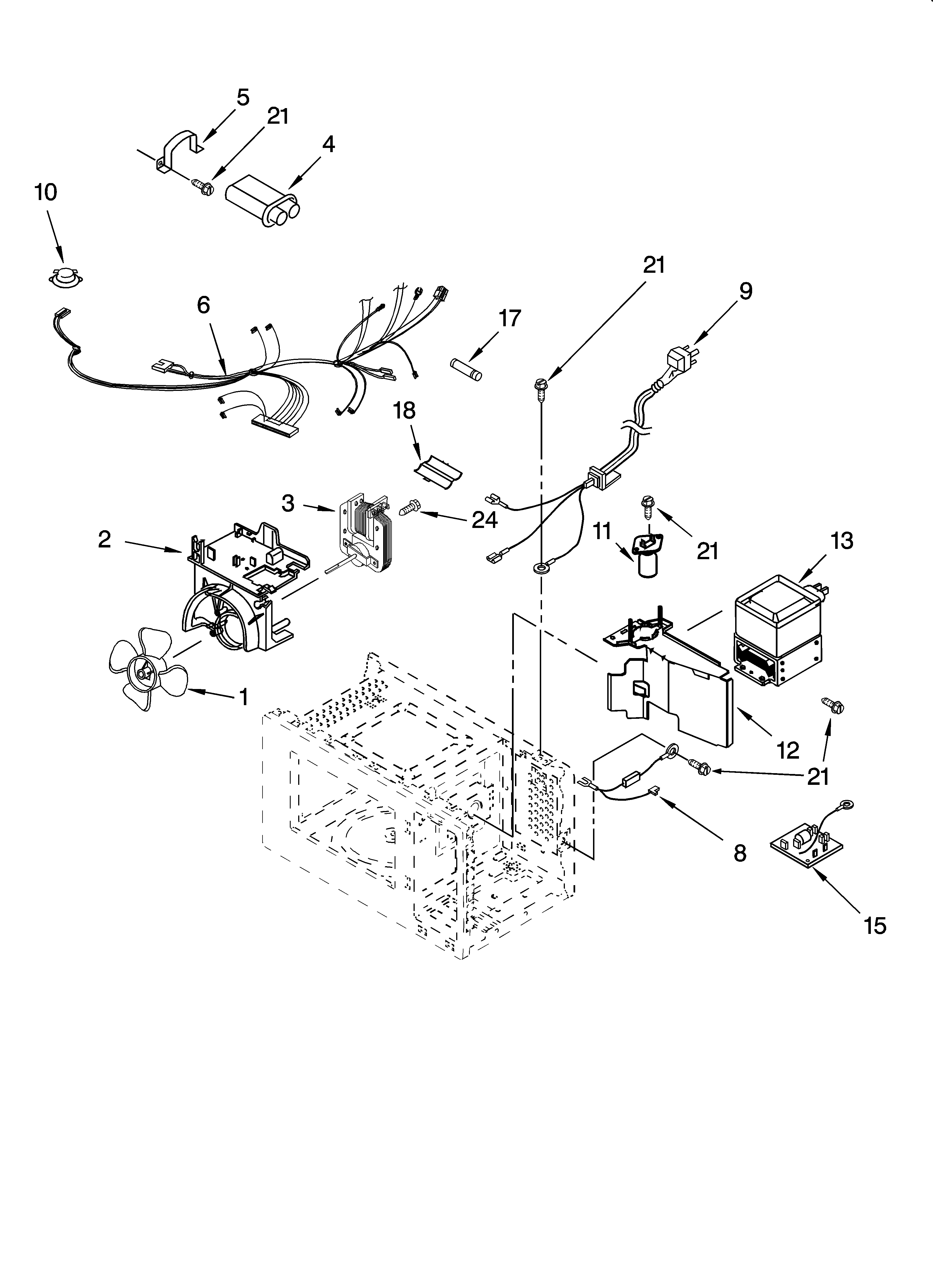 OVEN INTERIOR PARTS