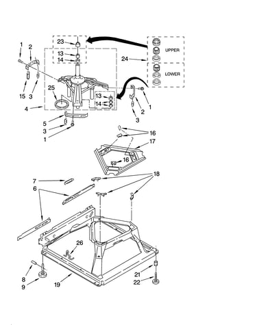 Machine base parts