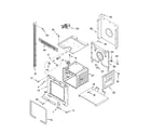 Whirlpool RBD245PRB00 upper oven parts diagram