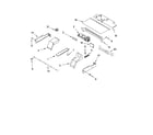 Whirlpool RBD245PRB00 top venting parts, optional parts diagram