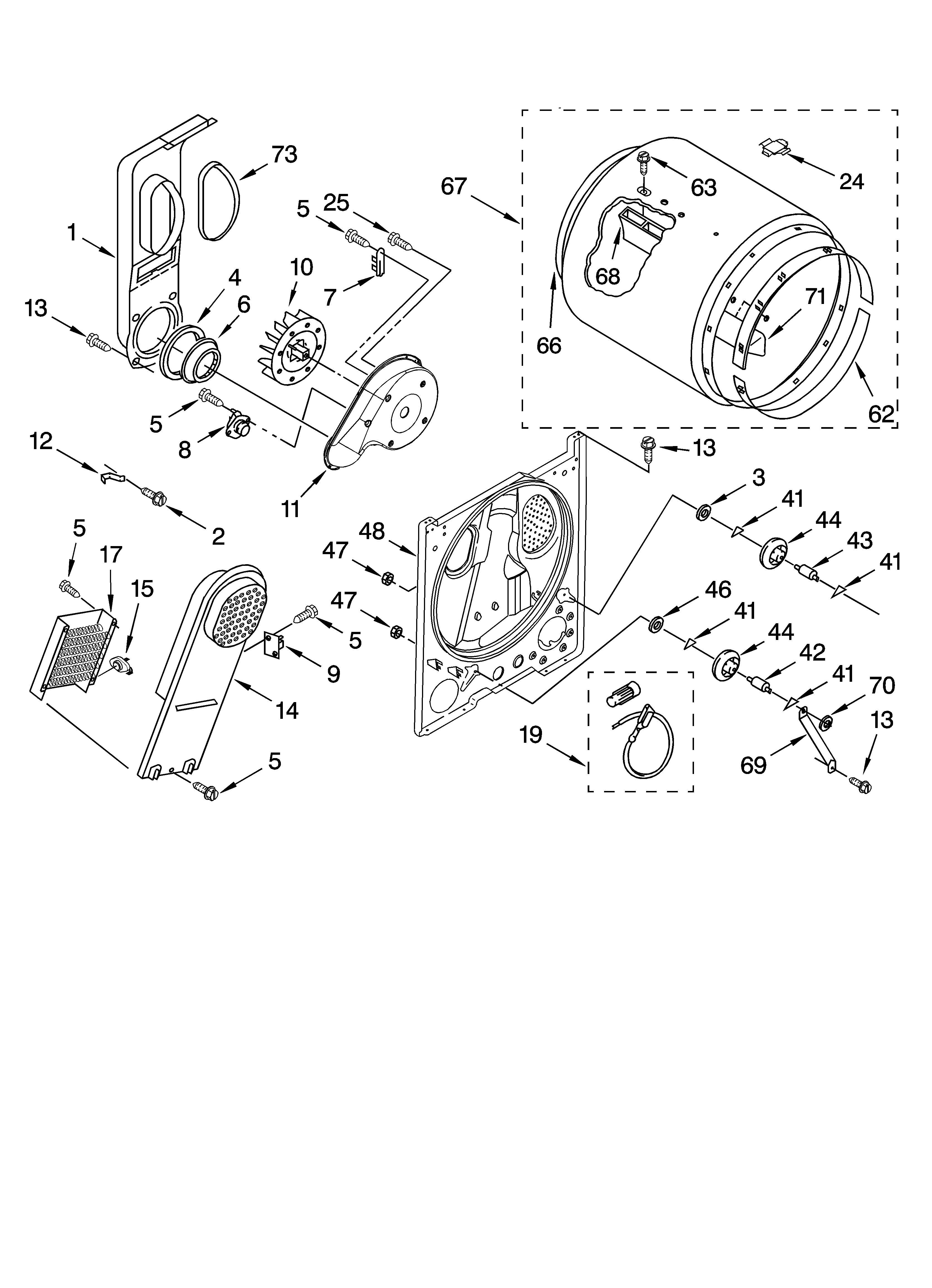 Bulkhead parts, optional parts (not included)