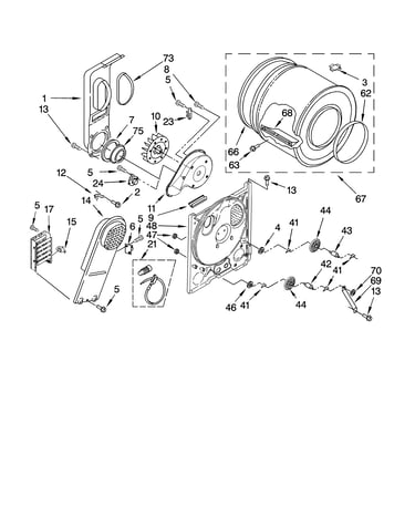 Bulkhead parts, optional parts (not included)