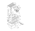 Roper RT18AKXKQ70 shelf parts diagram