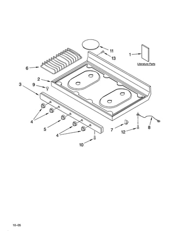 Cooktop parts
