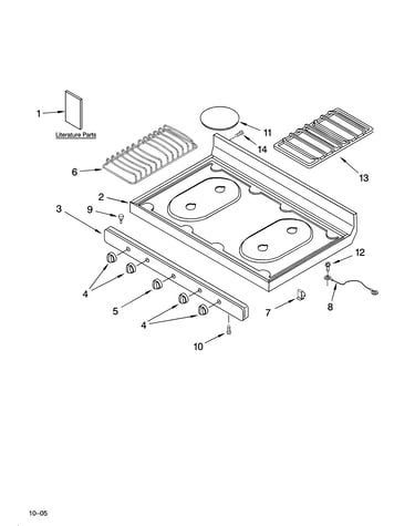 Cooktop parts