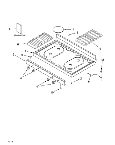 Cooktop parts