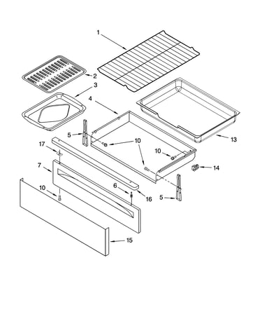 Drawer & broiler parts