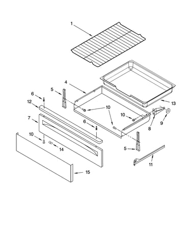 Drawer & broiler parts
