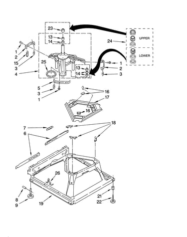 Machine base parts