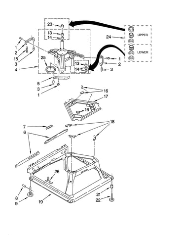 Machine base parts