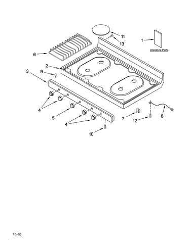 Cooktop parts