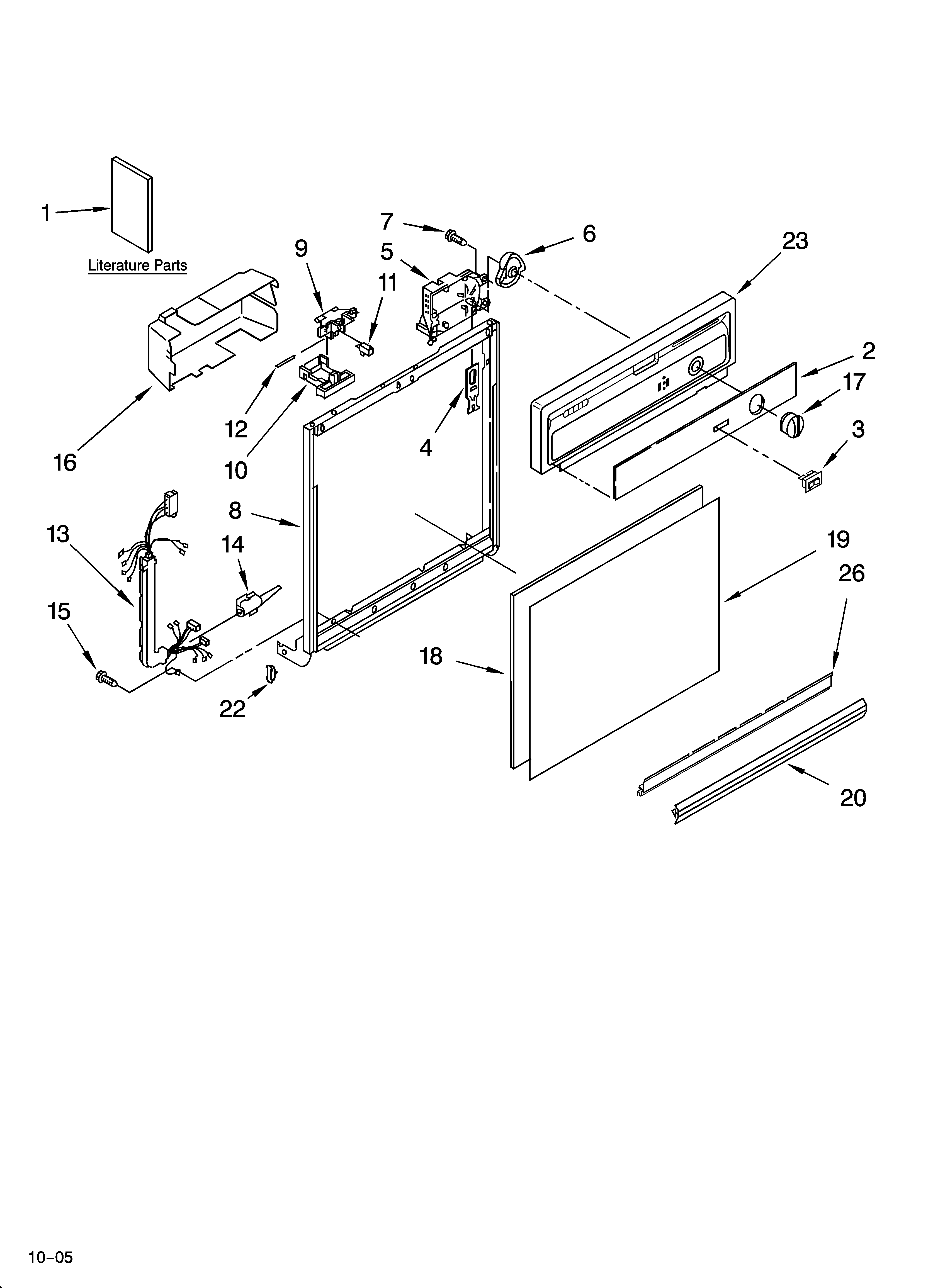 Frame and console parts