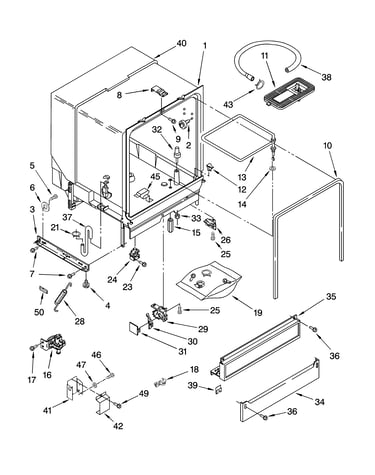 Tub assembly parts