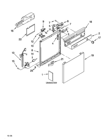 Frame and console parts